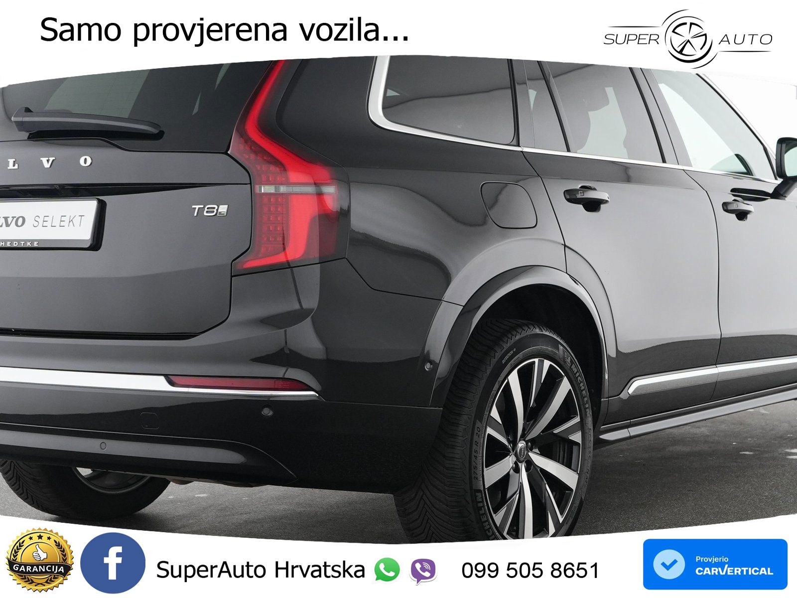 Volvo XC90 2.0 T8 AWD Automatic ACC+HEAD+4xGR SJED+360+PANO