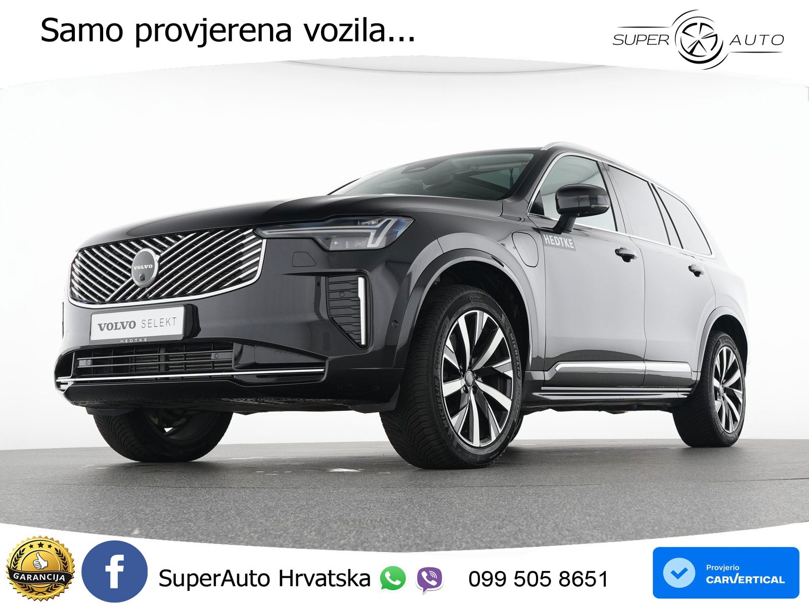 Volvo XC90 2.0 T8 AWD Automatic ACC+HEAD+4xGR SJED+360+PANO