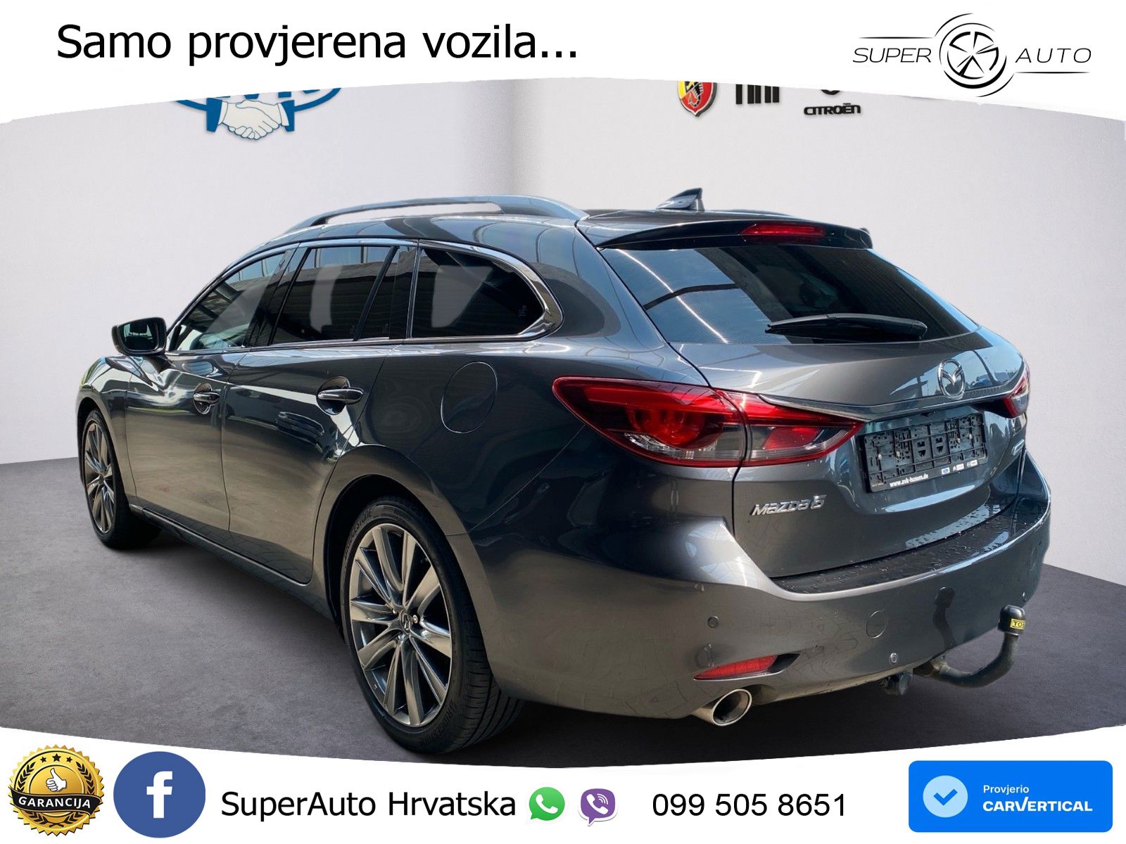 Mazda 6 Sport Combi  2.2 SKYACTIV-D (184 KS) LED+GR SJED+ACC