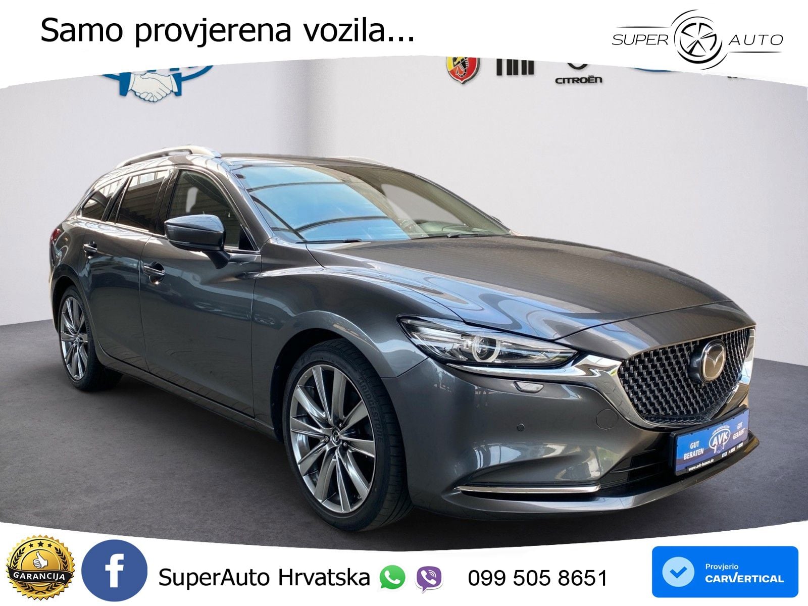 Mazda 6 Sport Combi  2.2 SKYACTIV-D (184 KS) LED+GR SJED+ACC