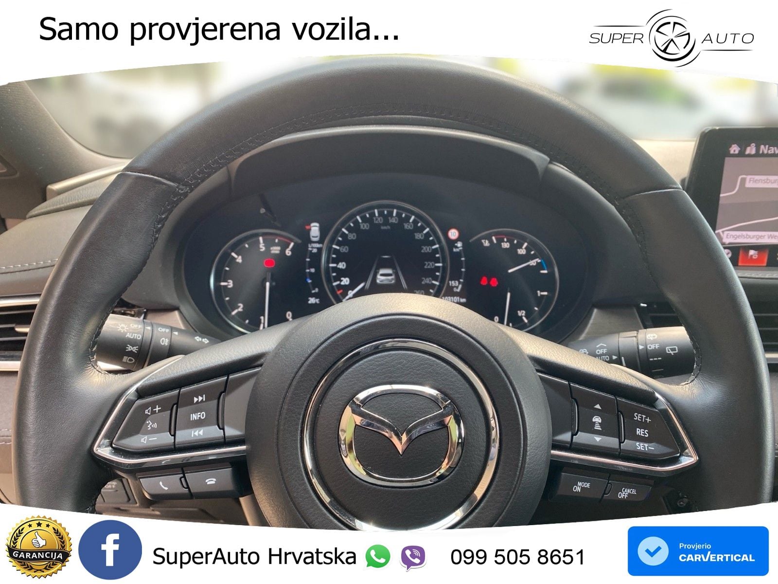 Mazda 6 Sport Combi  2.2 SKYACTIV-D (184 KS) LED+GR SJED+ACC