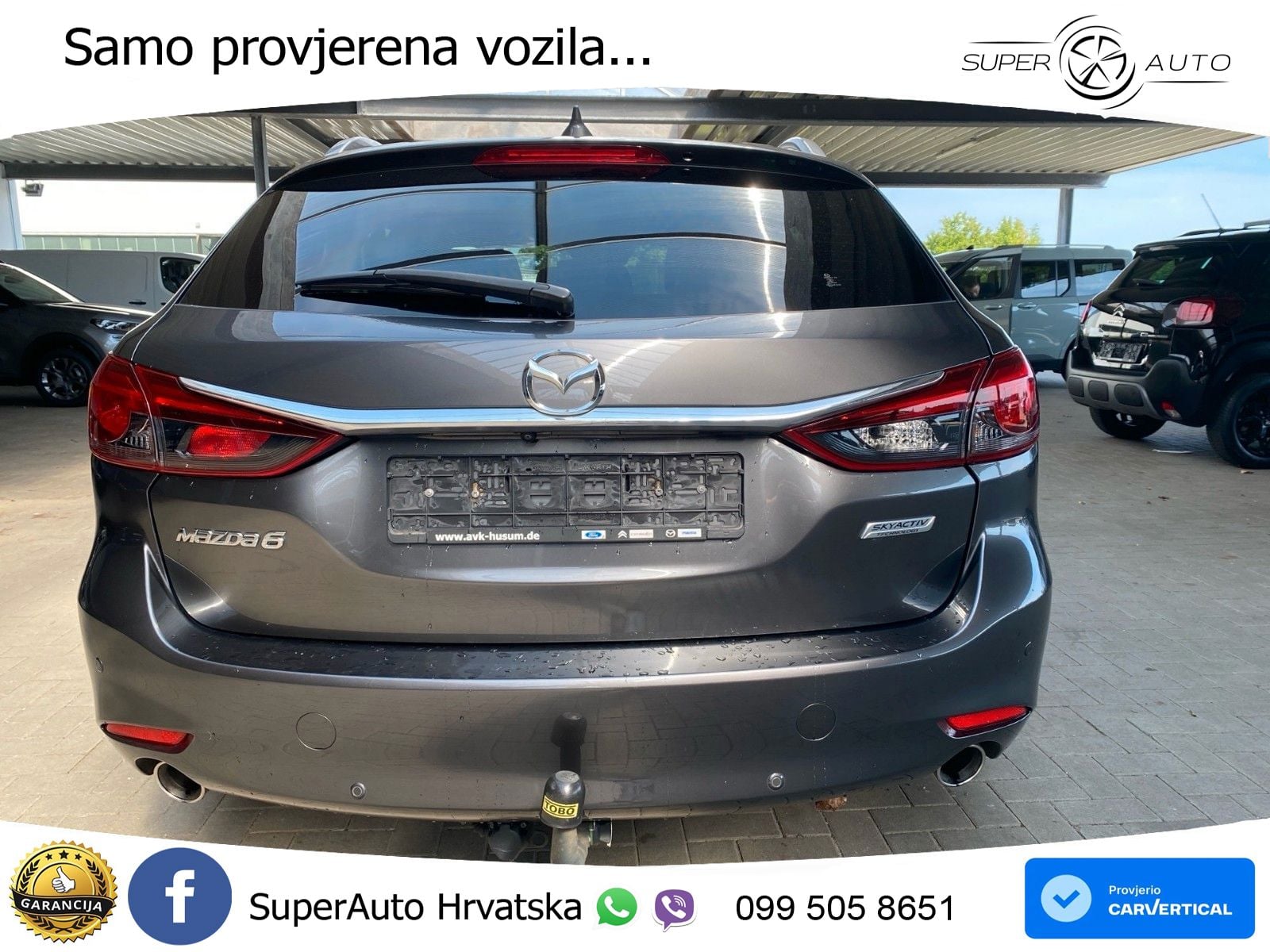 Mazda 6 Sport Combi  2.2 SKYACTIV-D (184 KS) LED+GR SJED+ACC