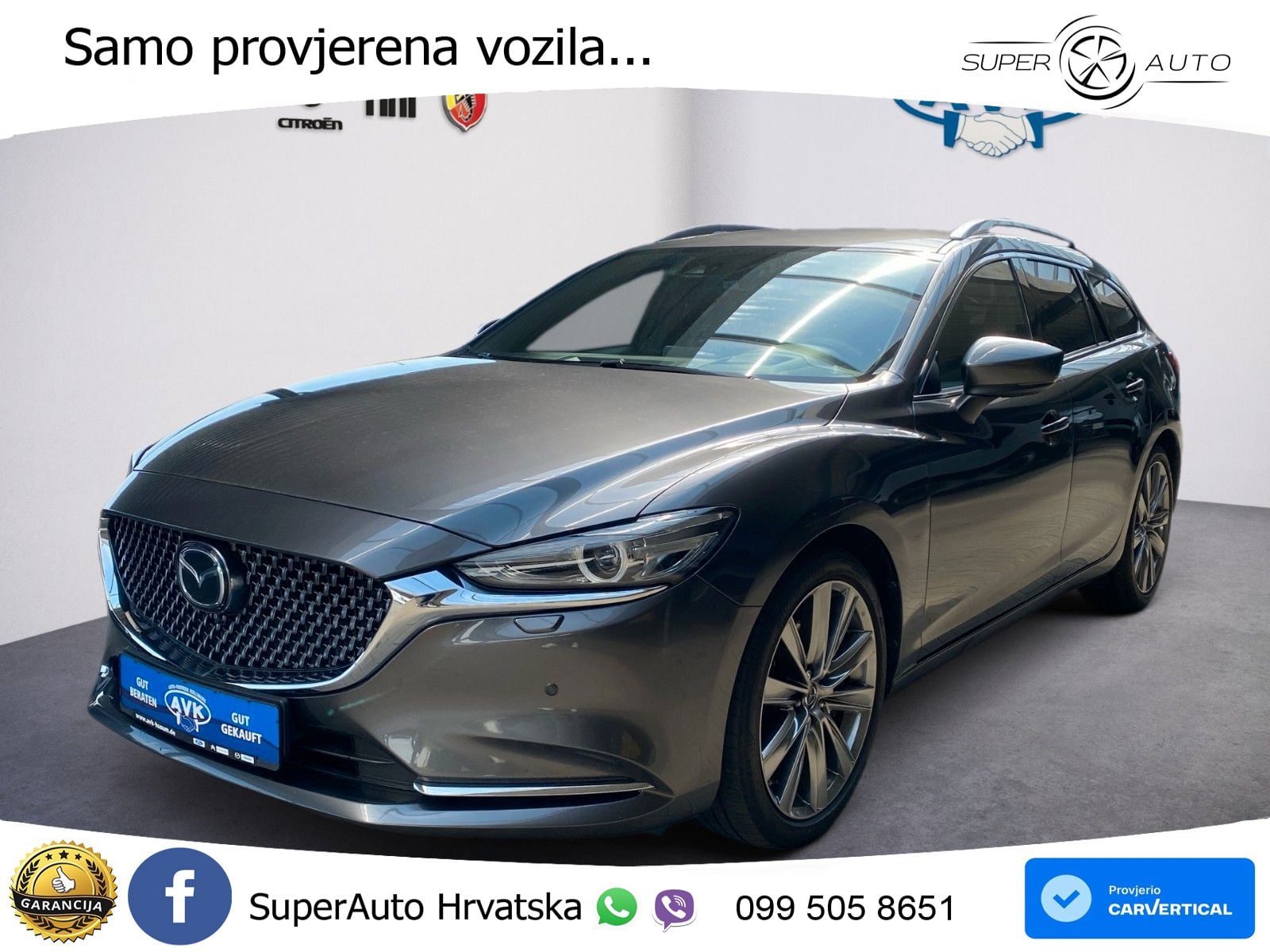 Mazda 6 Sport Combi  2.2 SKYACTIV-D (184 KS) LED+GR SJED+ACC