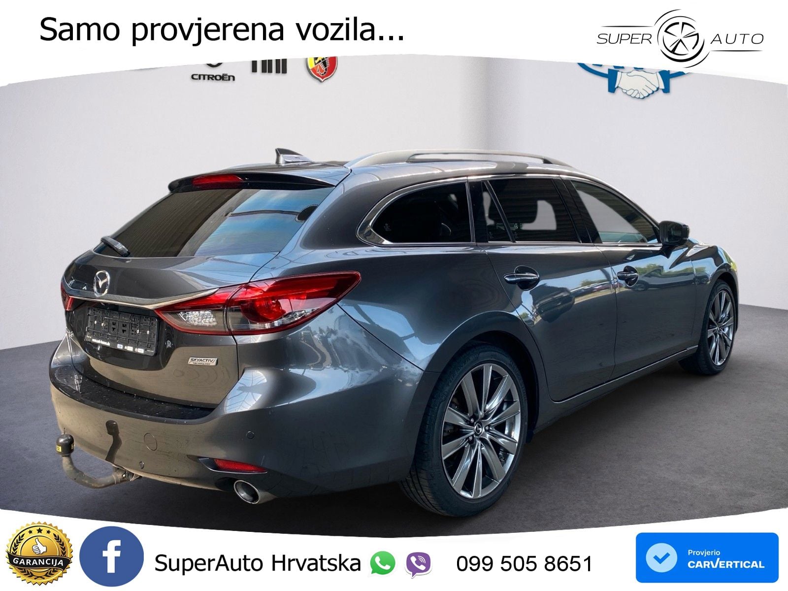 Mazda 6 Sport Combi  2.2 SKYACTIV-D (184 KS) LED+GR SJED+ACC