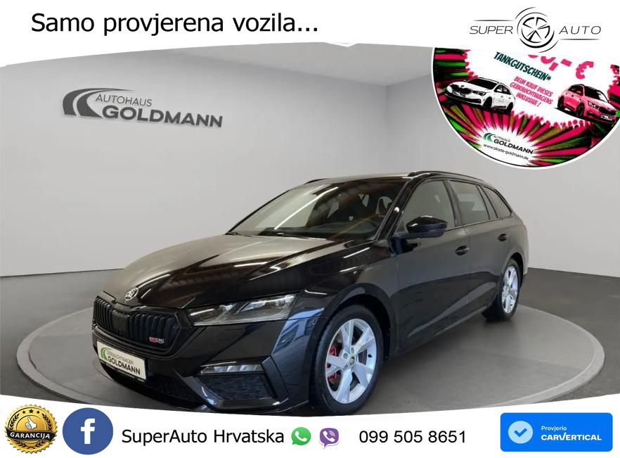 Škoda Octavia Combi RS 2.0 TDI (200 KS) DSG LED+GR SJED+ACC