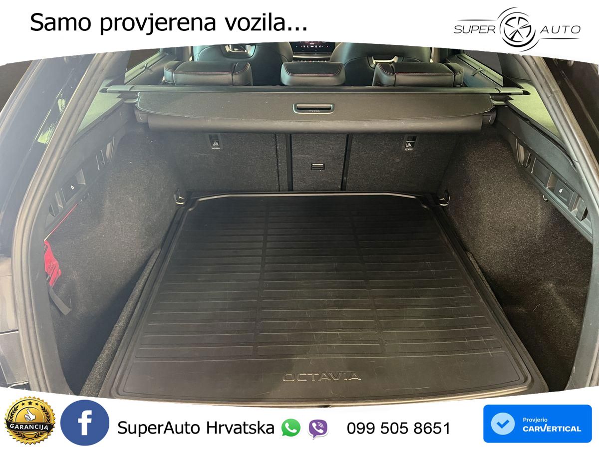 Škoda Octavia Combi RS 2.0 TDI (200 KS) DSG LED+GR SJED+ACC