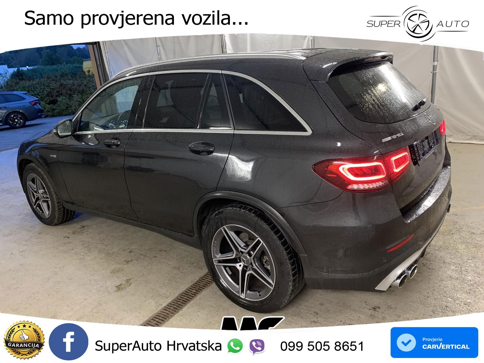 Mercedes AMG GLC 43 V6 (390 KS) 4MATIC TCT ZRAČNI+ACC+GR SJED+KAM