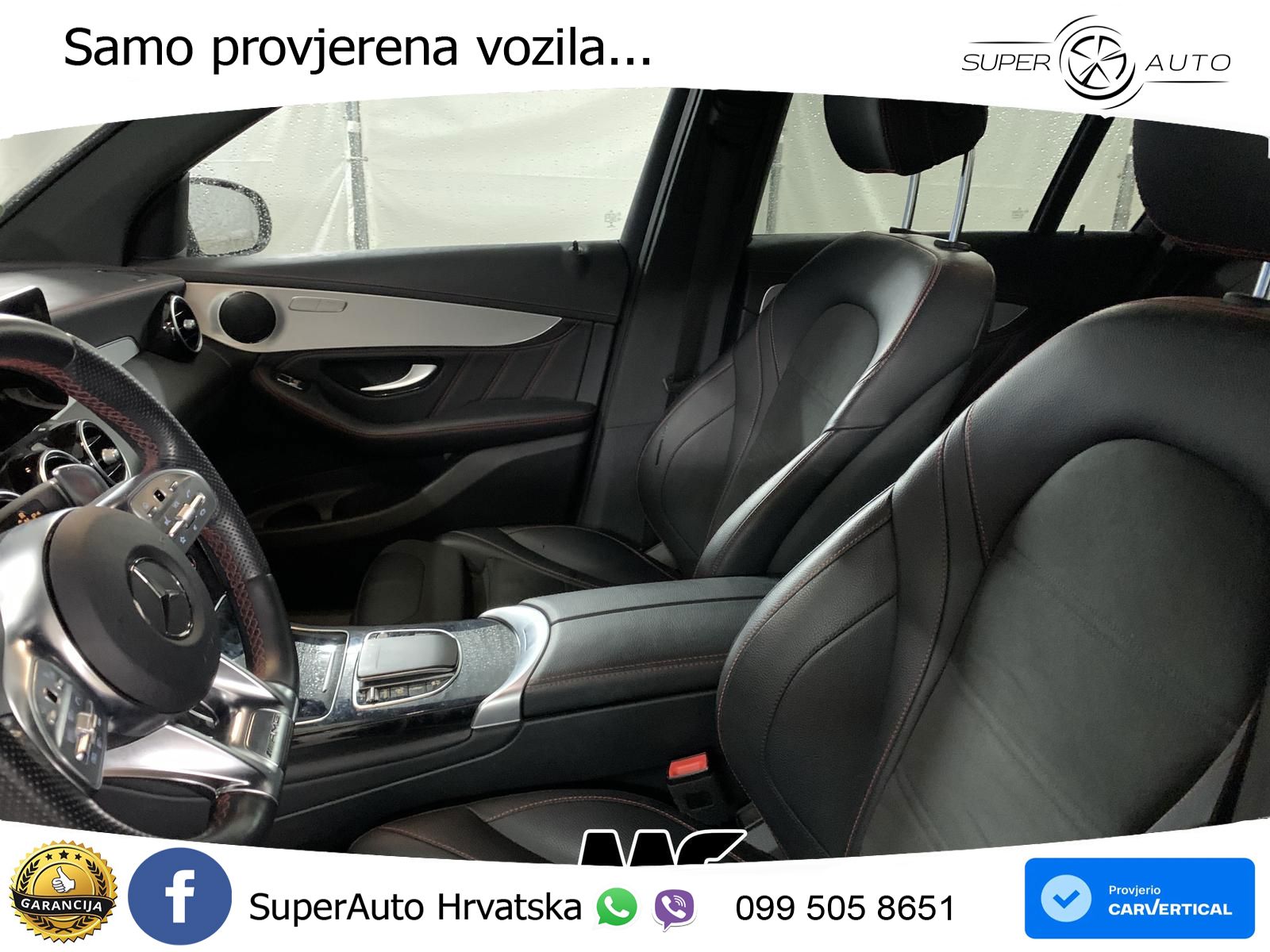 Mercedes AMG GLC 43 V6 (390 KS) 4MATIC TCT ZRAČNI+ACC+GR SJED+KAM