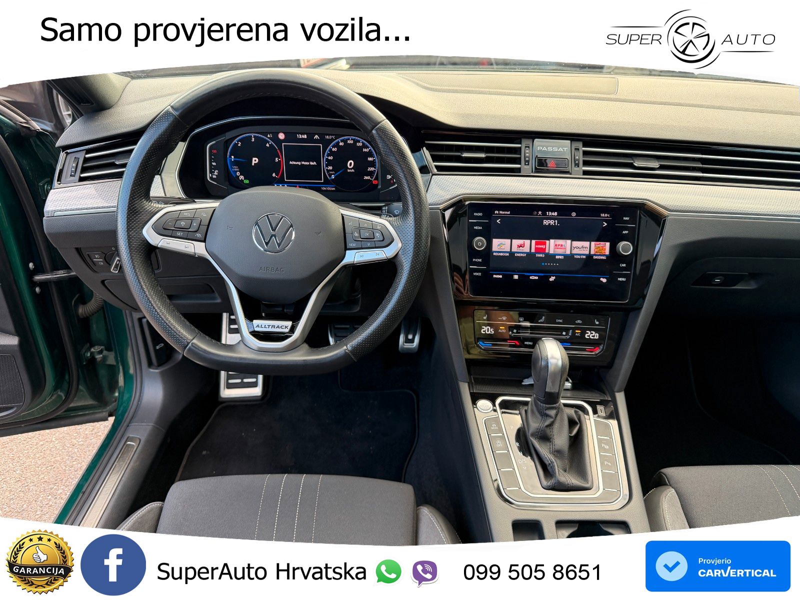 Volkswagen Passat Variant 2.0 TDI (200 KS) 4MOTION DSG LED+GR SJED+ACC
