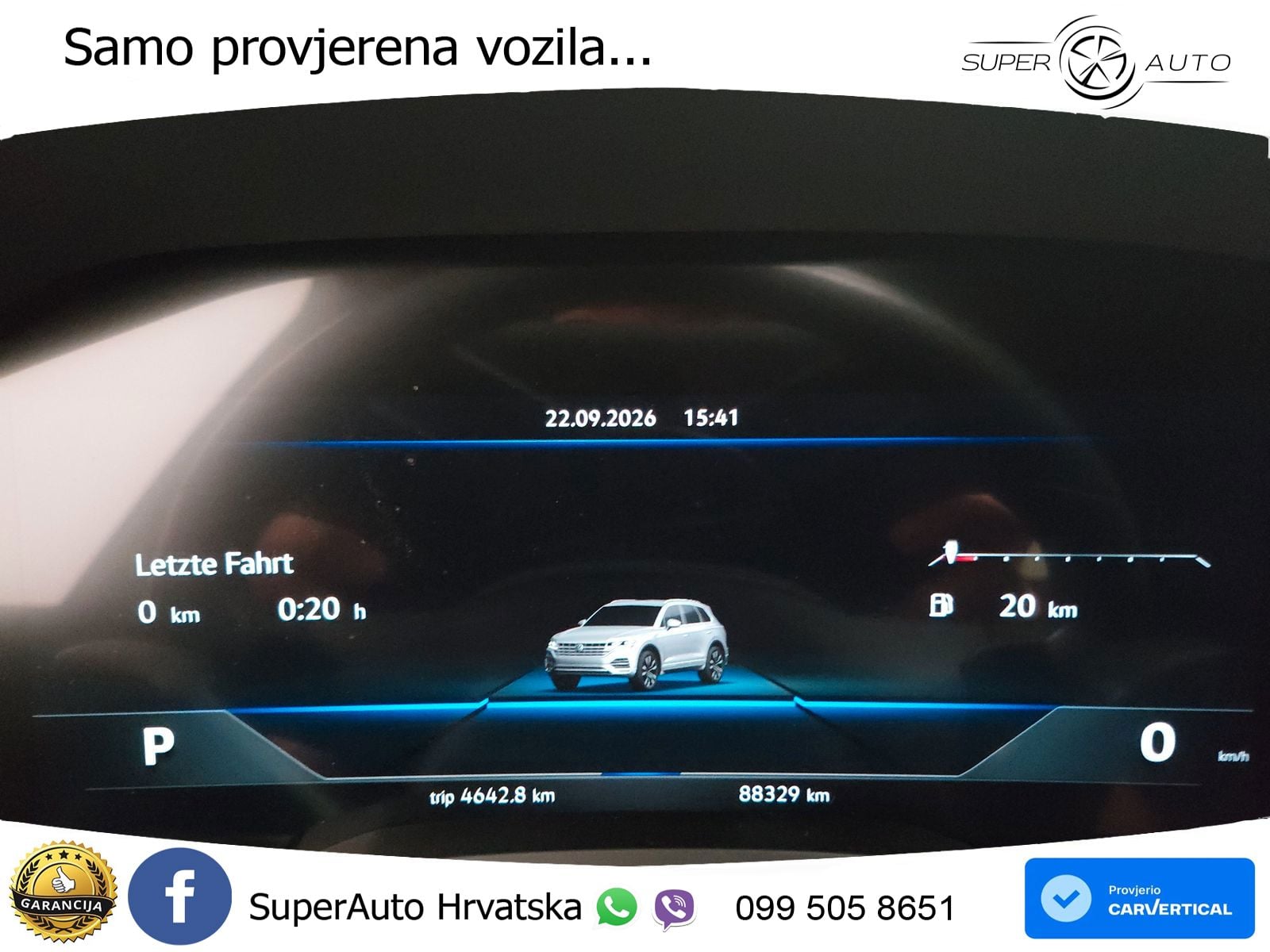 Volkswagen Touareg 3.0 V6 TDI (231 KS) 4MOTION Tiptronic R-Line ZRAČNI+ACC+GR SJED+KAM