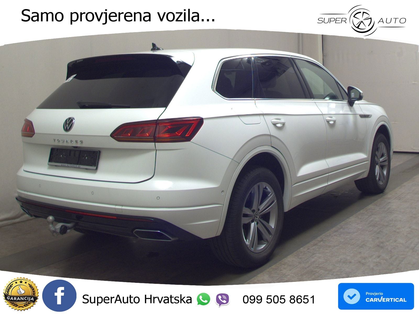 Volkswagen Touareg 3.0 V6 TDI (231 KS) 4MOTION Tiptronic R-Line ZRAČNI+ACC+GR SJED+KAM