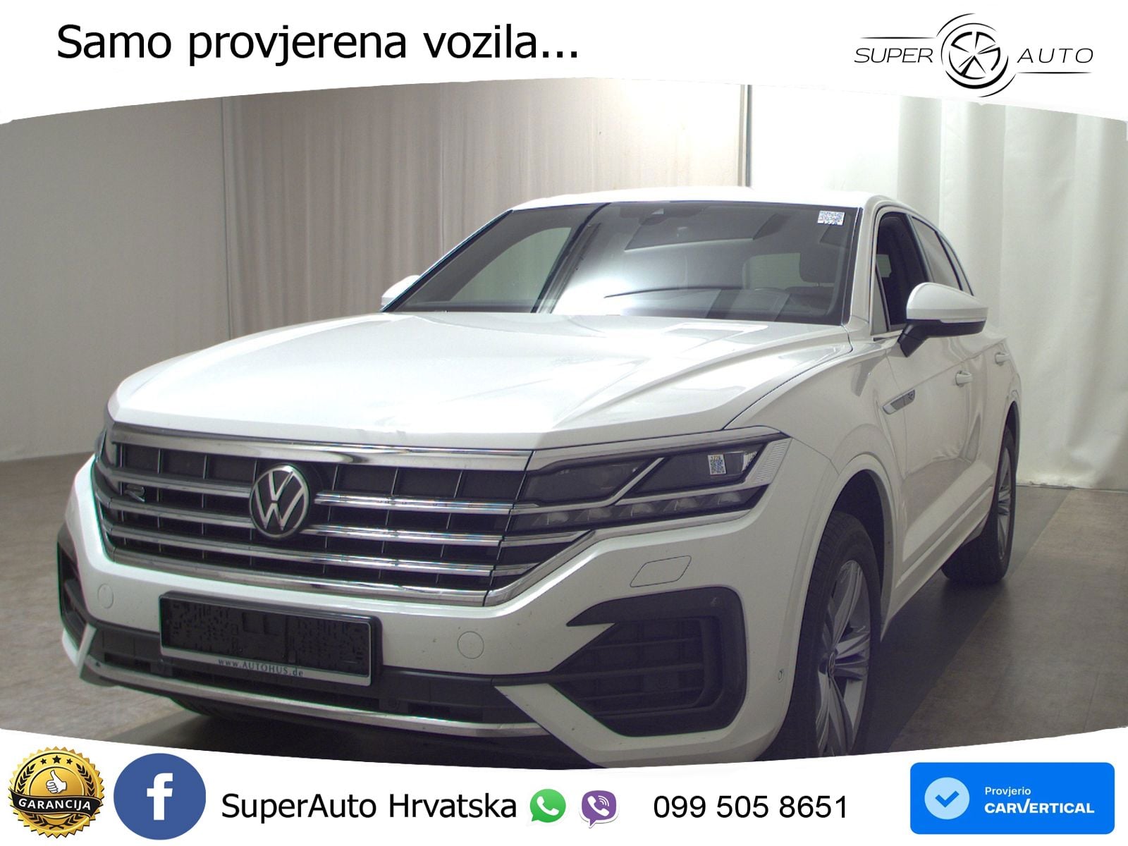 Volkswagen Touareg 3.0 V6 TDI (231 KS) 4MOTION Tiptronic R-Line ZRAČNI+ACC+GR SJED+KAM
