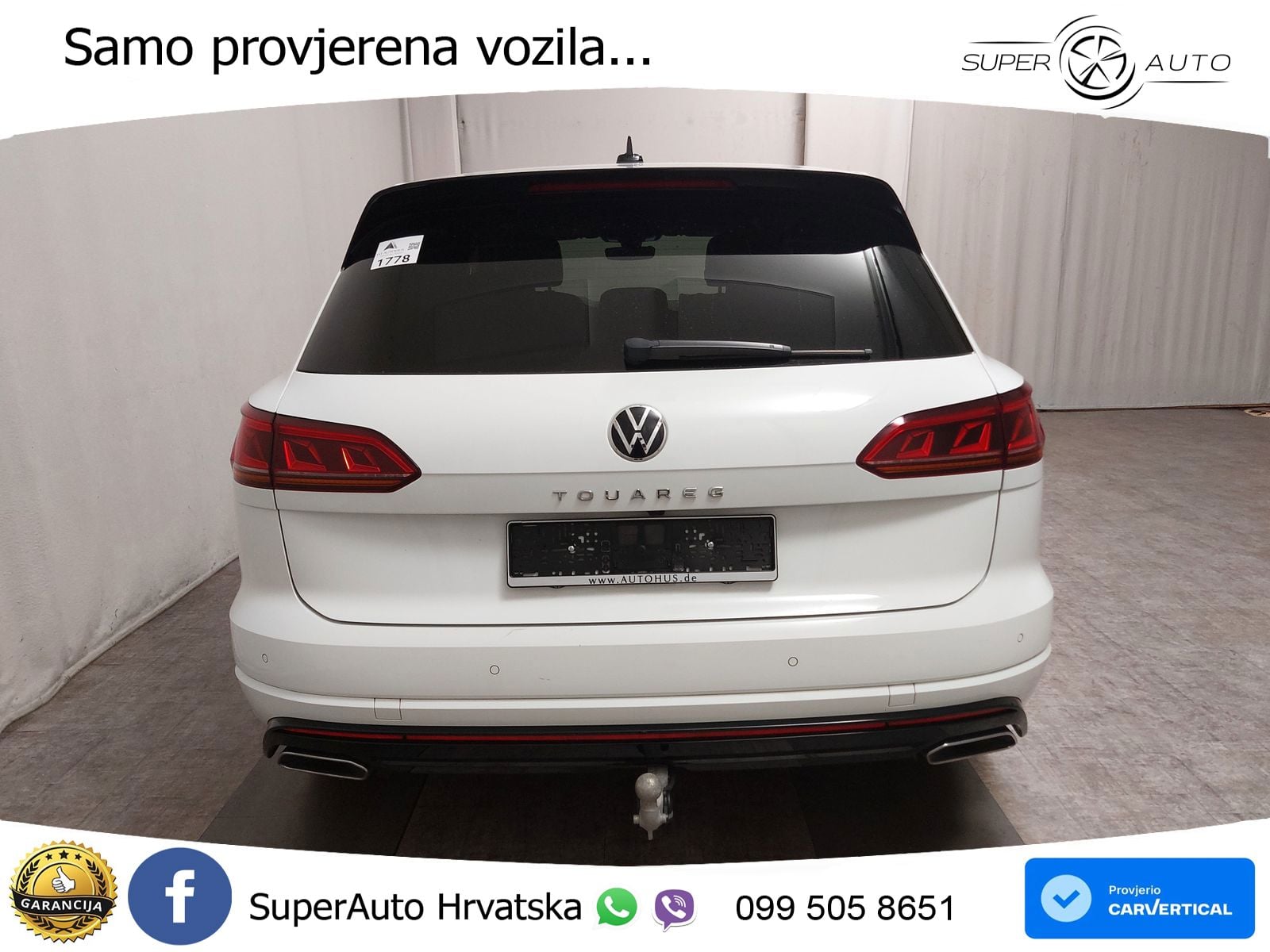Volkswagen Touareg 3.0 V6 TDI (231 KS) 4MOTION Tiptronic R-Line ZRAČNI+ACC+GR SJED+KAM