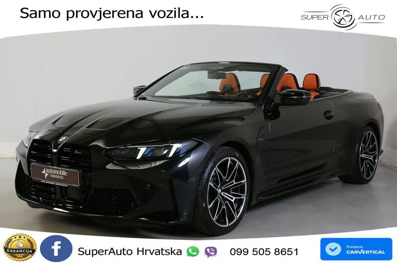 BMW M4 Convertible Competition 3.0 (530 KS) xDrive Steptronic LED+GR SJED+ACC