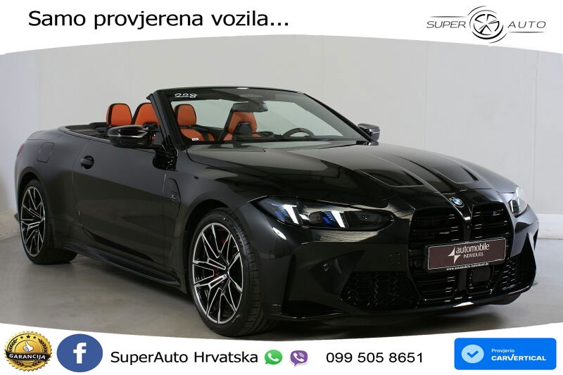 BMW M4 Convertible Competition 3.0 (530 KS) xDrive Steptronic LED+GR SJED+ACC