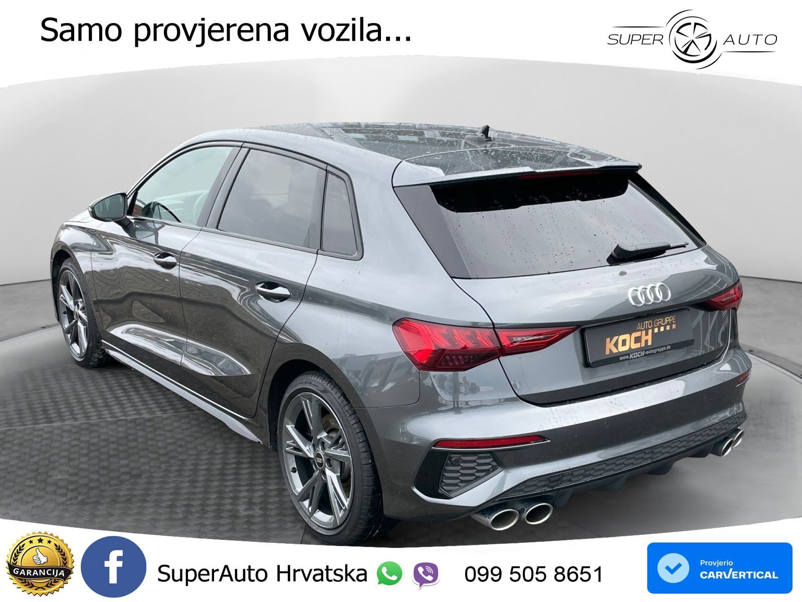 Audi S3 2.0 TFSI (310 KS) quattro S tronic LED+GR SJED+ACC
