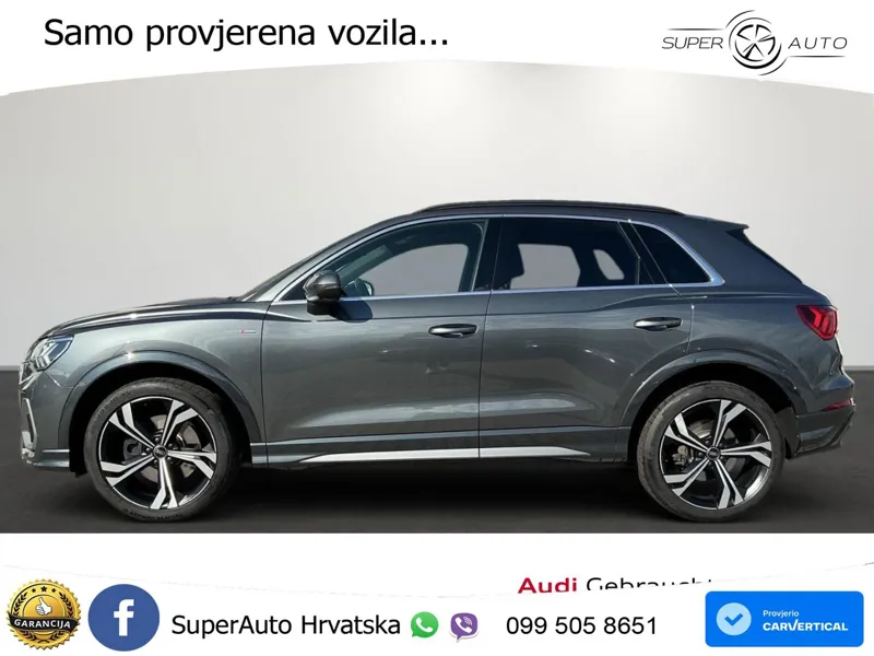 Audi Q3 45 TFSI (245 KS) quattro S tronic MATRIX+GR SJED+KAM