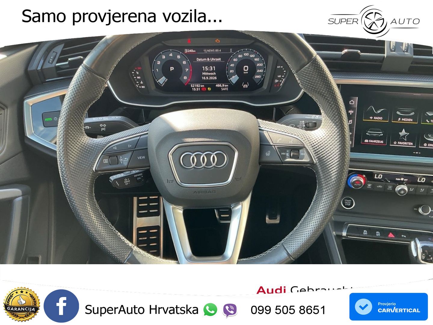 Audi Q3 45 TFSI (245 KS) quattro S tronic MATRIX+GR SJED+KAM