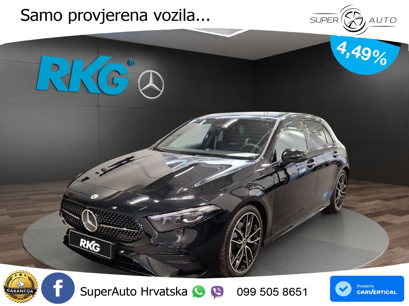 Mercedes-Benz A 220d 8G-DCT AMG LED+GR SJED+ACC