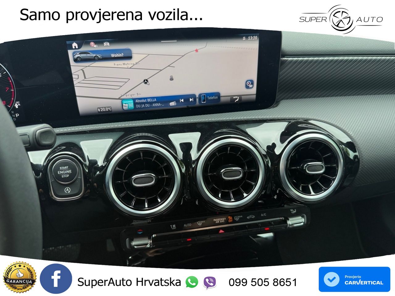 Mercedes-Benz A 200 7G-DCT LED+GR SJED+ACC