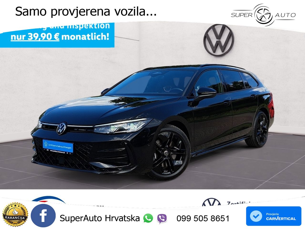 Volkswagen Passat Variant 2.0 TDI (193 KS) 4MOTION DSG R-Line LED+GR SJED+ACC