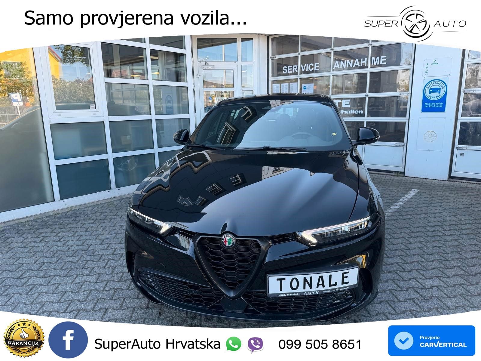 Alfa Romeo Tonale 1.6 VGT-D (130 KS) TCT LED+GR SJED+ACC