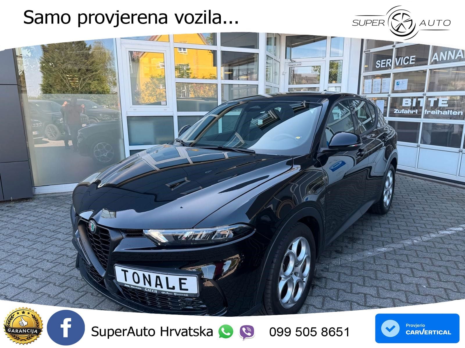 Alfa Romeo Tonale 1.6 VGT-D (130 KS) TCT LED+GR SJED+ACC