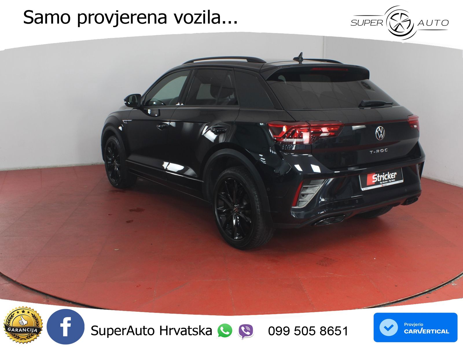 Volkswagen T-Roc 1.5 TSI (150 KS) DSG R-Line LED+GR SJED+ACC