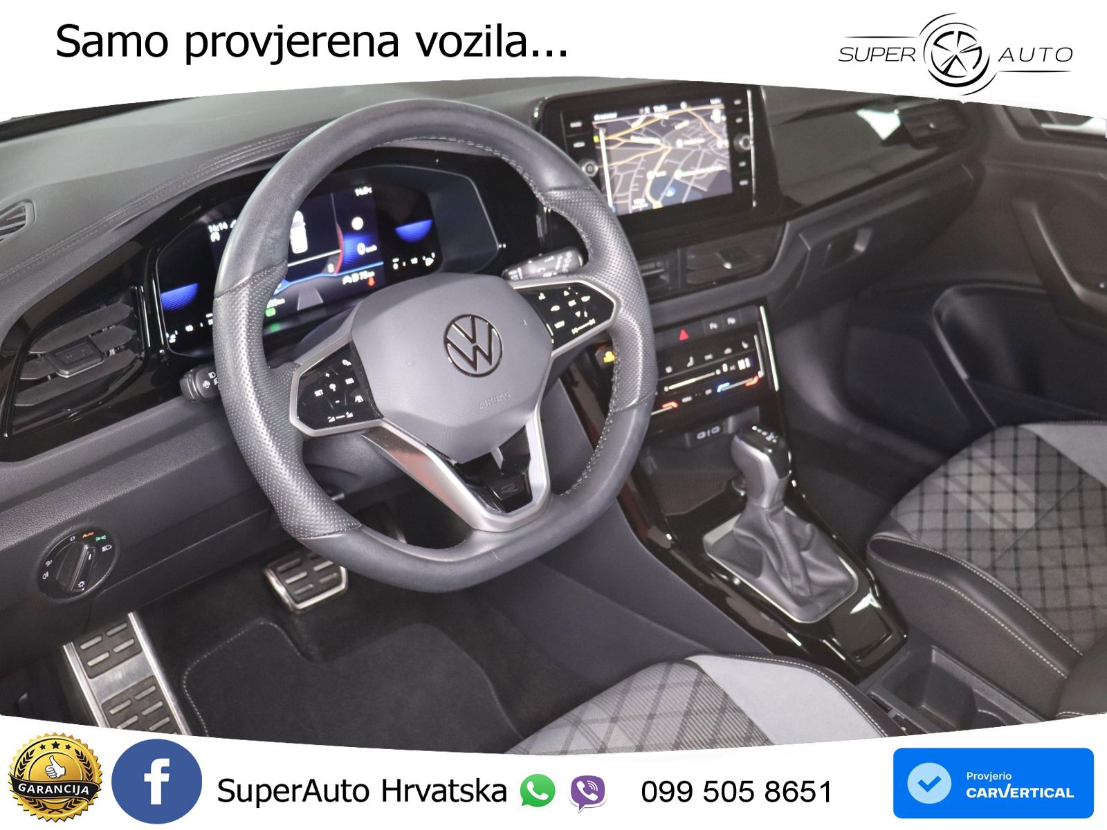 Volkswagen T-Roc 1.5 TSI (150 KS) DSG R-Line LED+GR SJED+ACC
