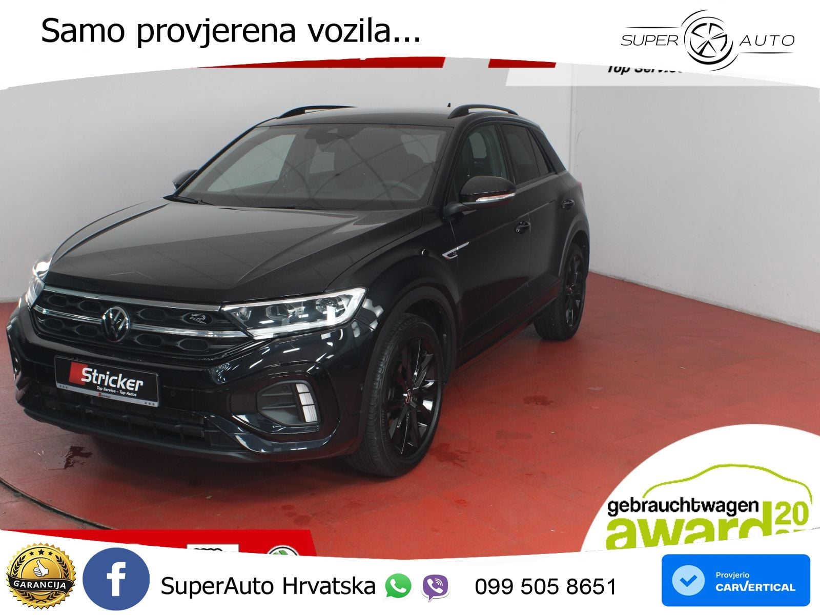 Volkswagen T-Roc 1.5 TSI (150 KS) DSG R-Line LED+GR SJED+ACC