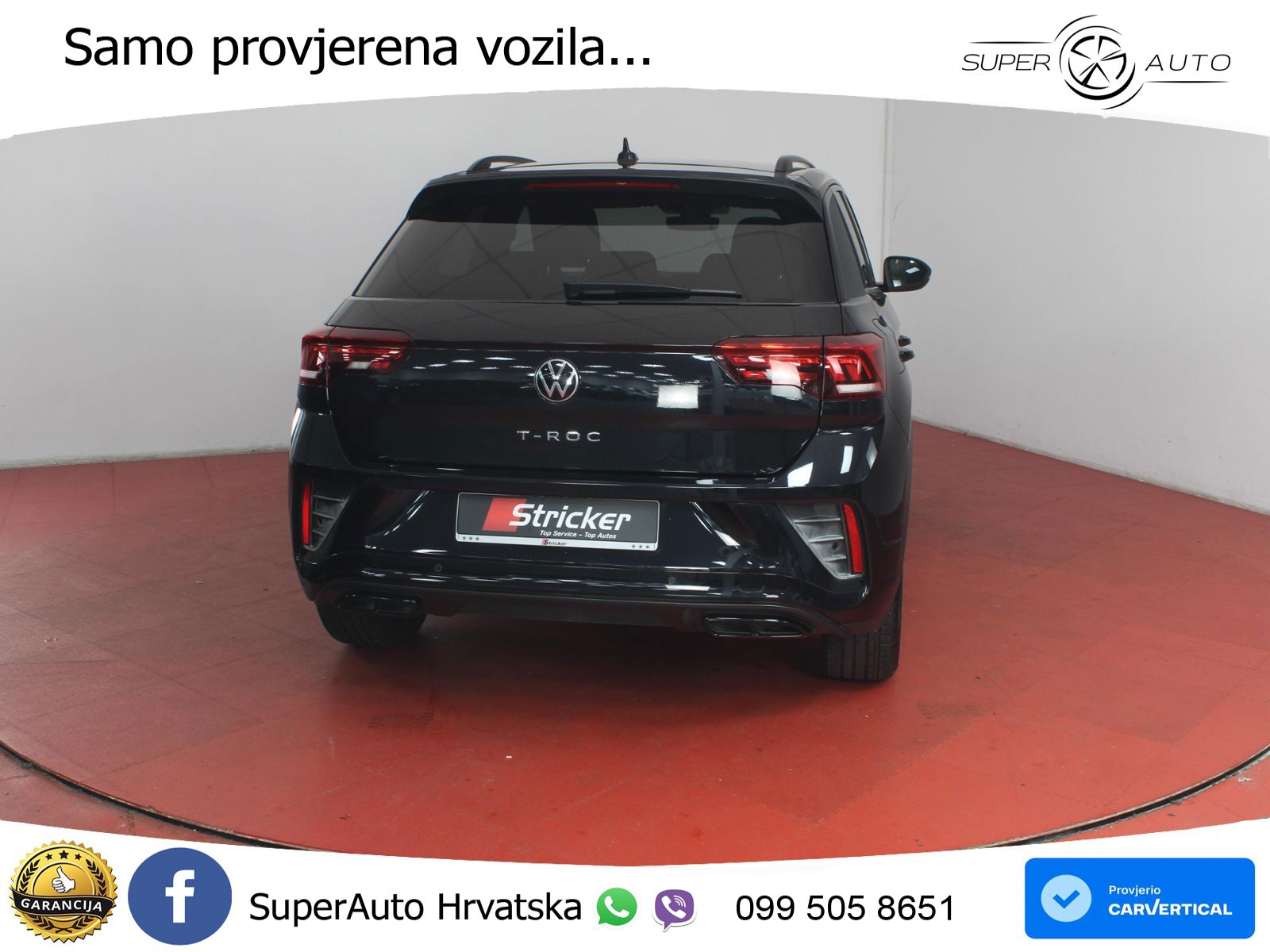 Volkswagen T-Roc 1.5 TSI (150 KS) DSG R-Line LED+GR SJED+ACC