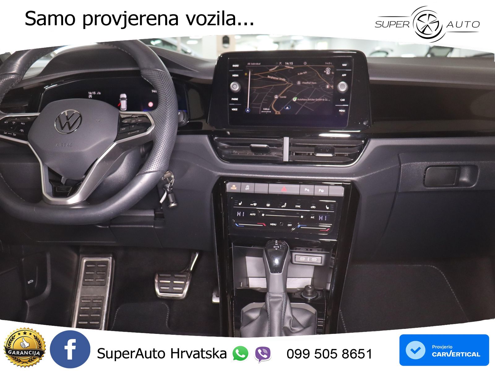 Volkswagen T-Roc 1.5 TSI (150 KS) DSG R-Line LED+GR SJED+ACC