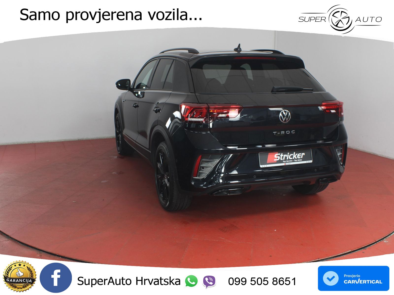 Volkswagen T-Roc 1.5 TSI (150 KS) DSG R-Line LED+GR SJED+ACC