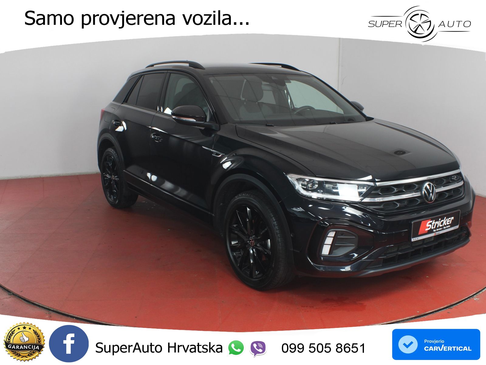 Volkswagen T-Roc 1.5 TSI (150 KS) DSG R-Line LED+GR SJED+ACC