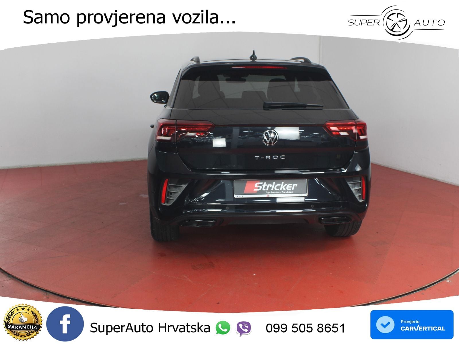 Volkswagen T-Roc 1.5 TSI (150 KS) DSG R-Line LED+GR SJED+ACC