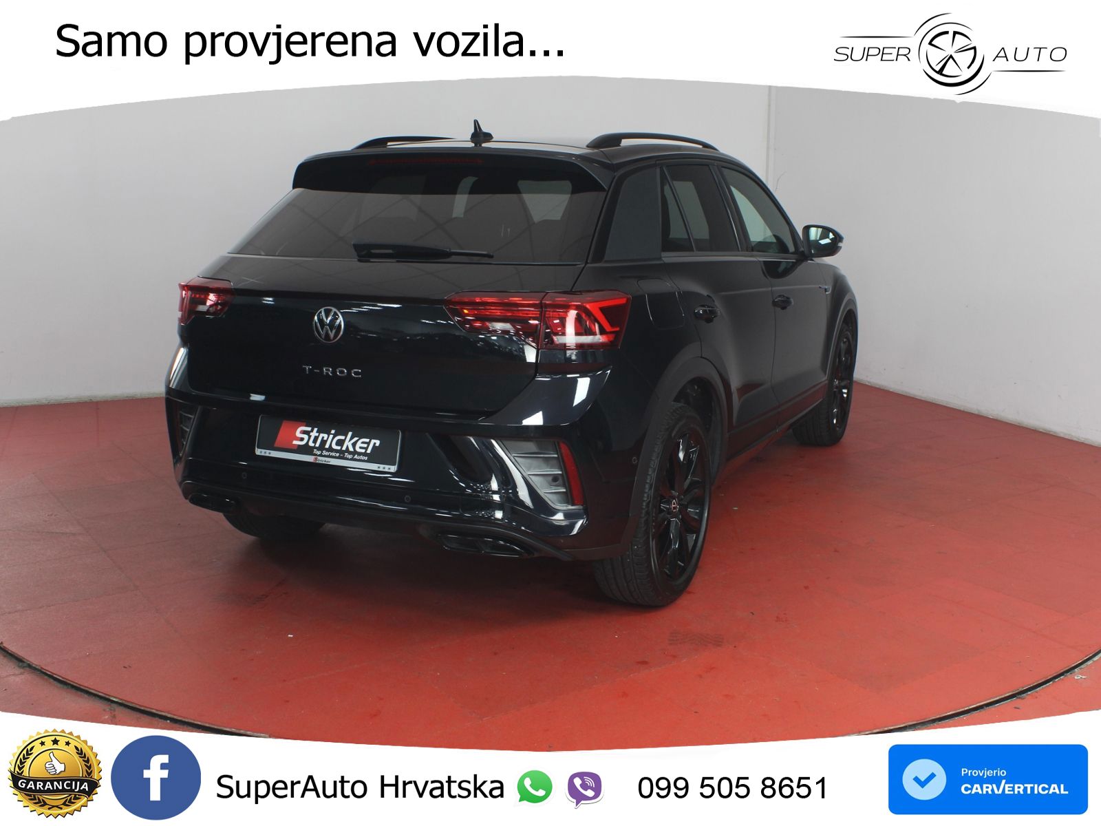 Volkswagen T-Roc 1.5 TSI (150 KS) DSG R-Line LED+GR SJED+ACC