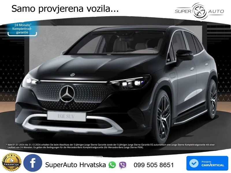 Mercedes EQE SUV 500 100 kWh (408 KS) 4MATIC LED+GR SJED+ACC