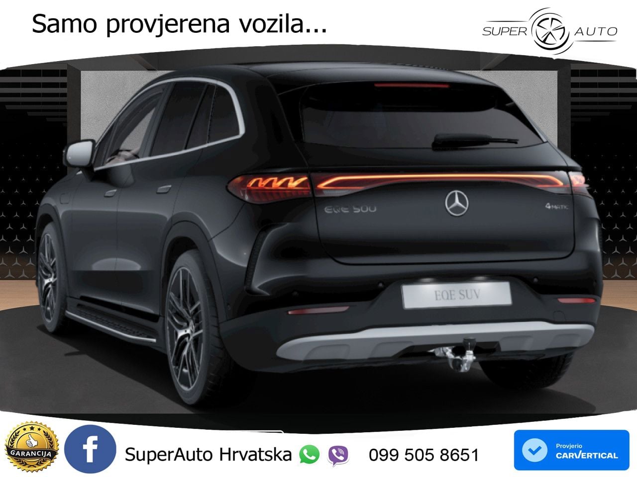 Mercedes EQE SUV 500 100 kWh (408 KS) 4MATIC LED+GR SJED+ACC