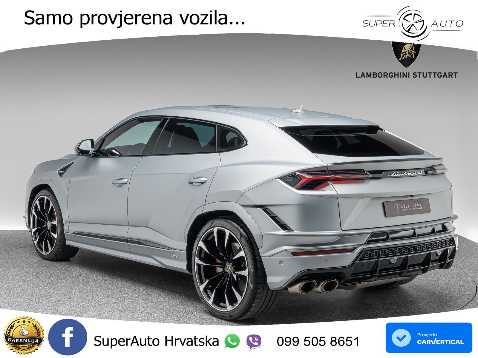 Lamborghini Urus S 4.0 V8 (666 KS) 4WD Automatic LED+GR SJED+ACC