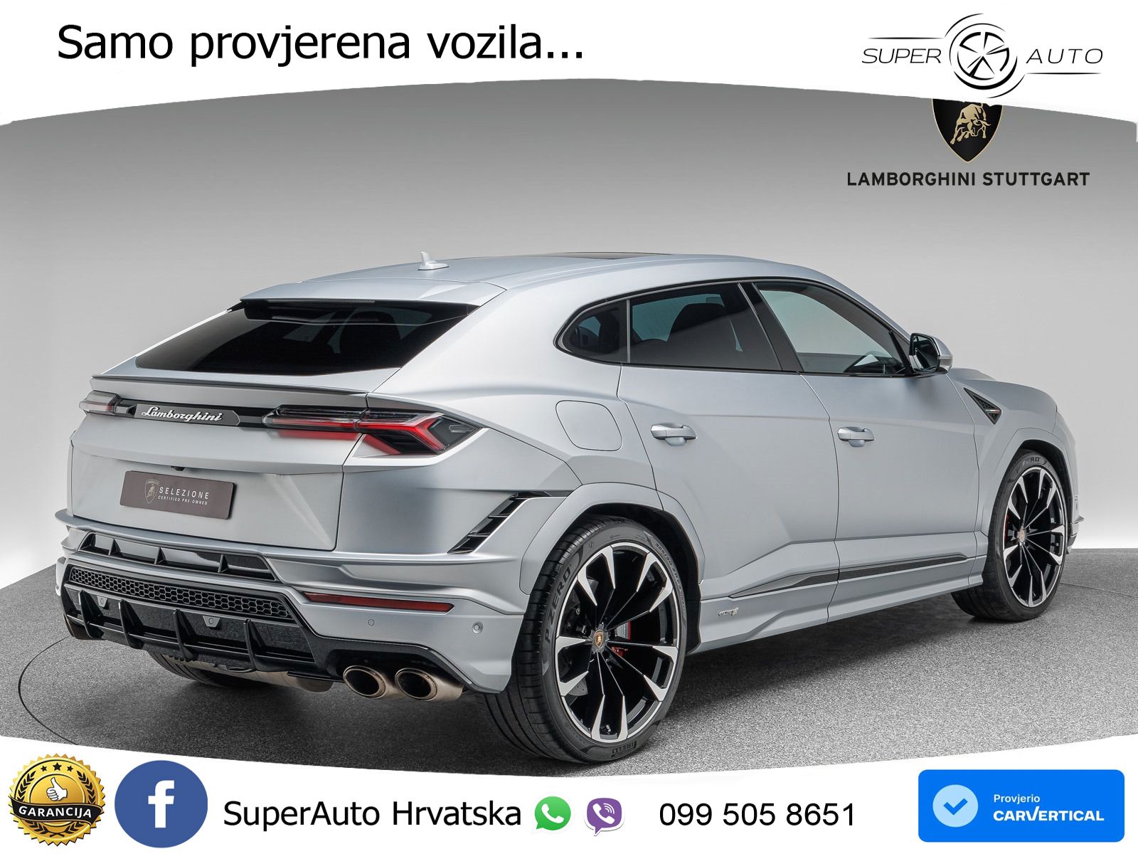 Lamborghini Urus S 4.0 V8 (666 KS) 4WD Automatic LED+GR SJED+ACC