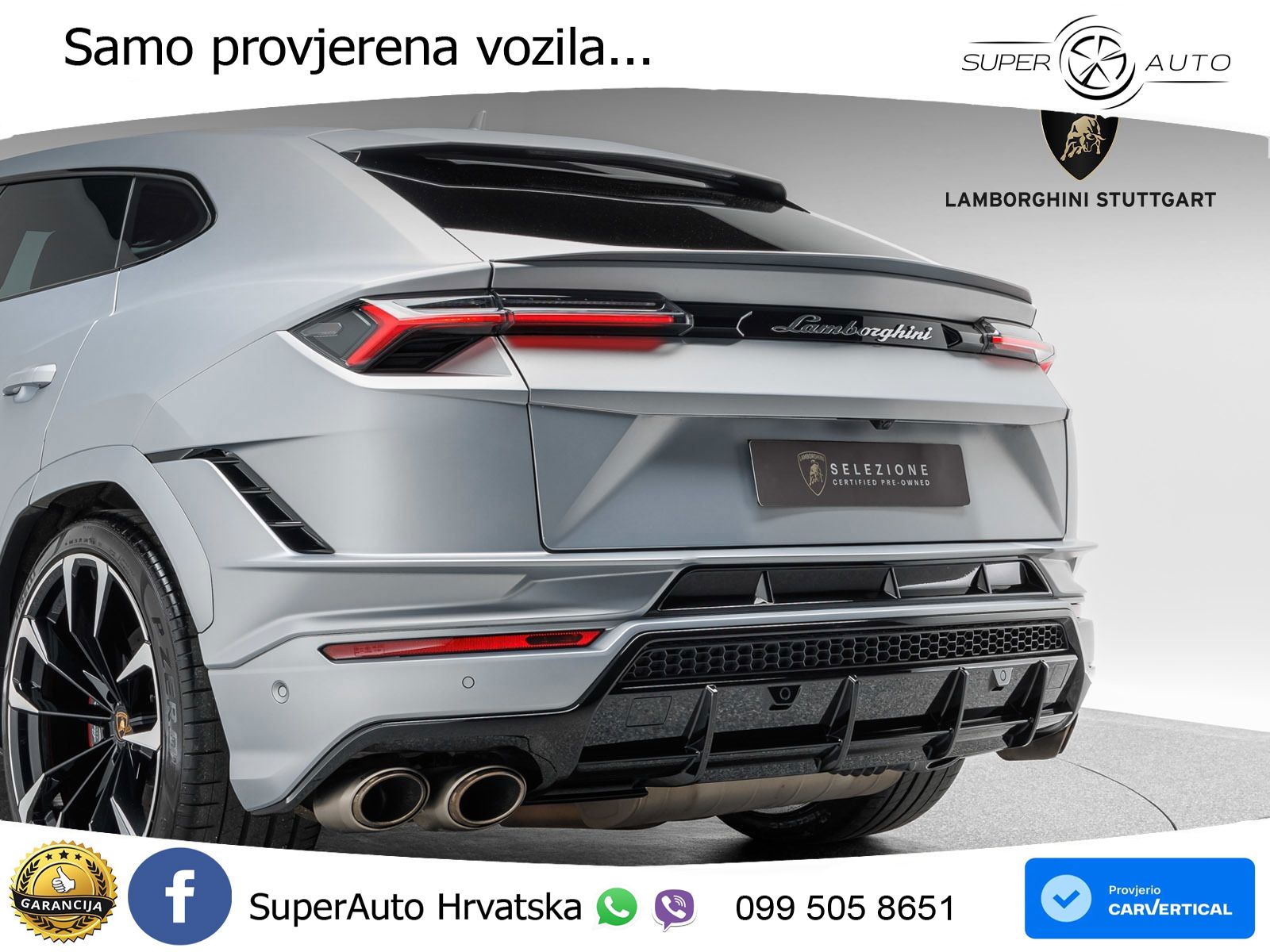Lamborghini Urus S 4.0 V8 (666 KS) 4WD Automatic LED+GR SJED+ACC