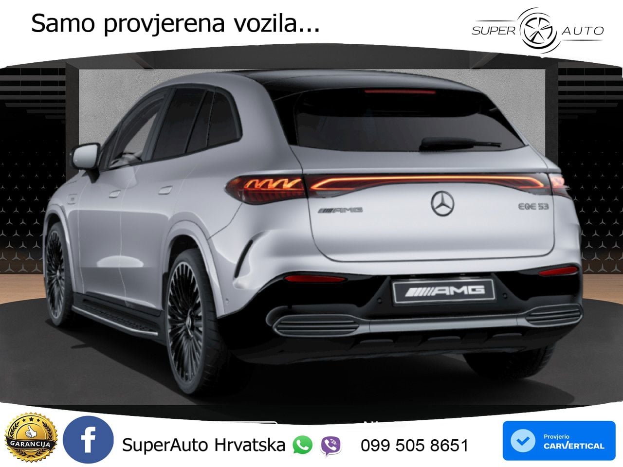 Mercedes EQE SUV AMG 53 100 kWh (626 KS) 4MATIC+ LED+GR SJED+ACC