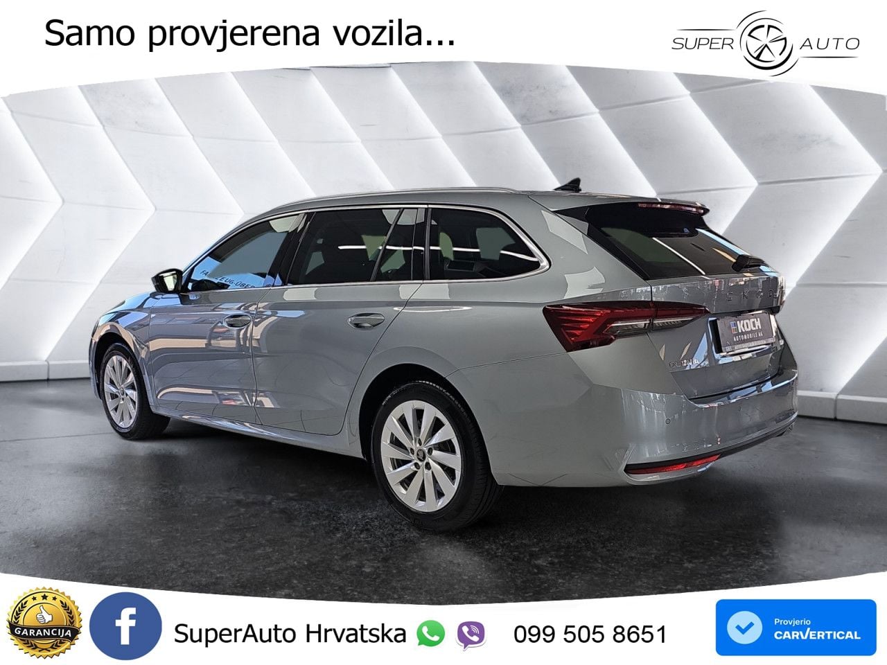 Škoda Octavia Combi 1.5 TSI (150 KS) DSG LED+GR SJED+ACC