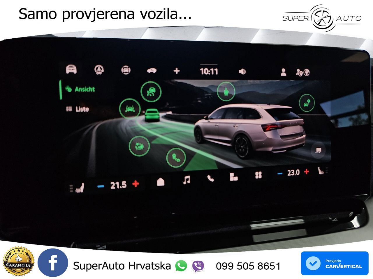 Škoda Octavia Combi 1.5 TSI (150 KS) DSG LED+GR SJED+ACC