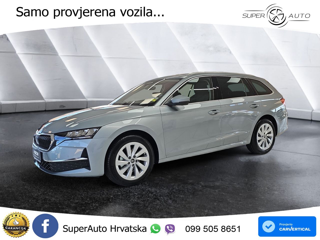 Škoda Octavia Combi 1.5 TSI (150 KS) DSG LED+GR SJED+ACC