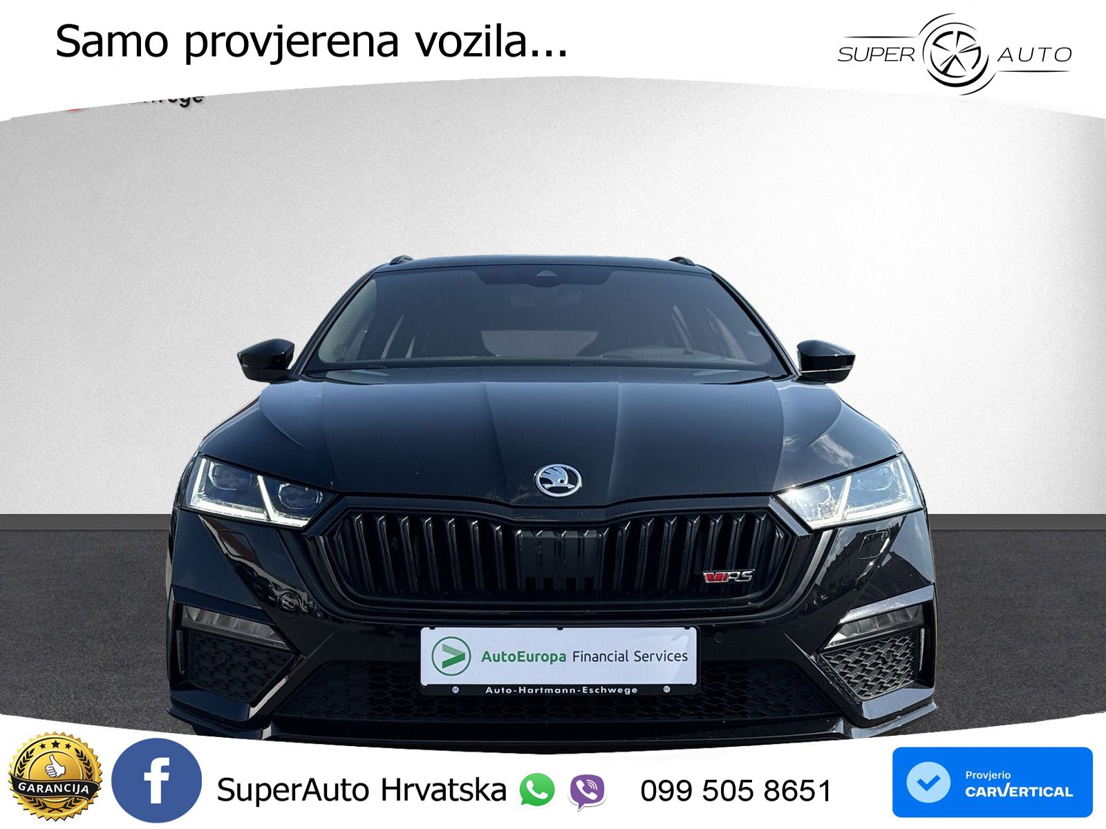 Škoda Octavia Combi RS 2.0 TDI (200 KS) DSG LED+GR SJED+ACC
