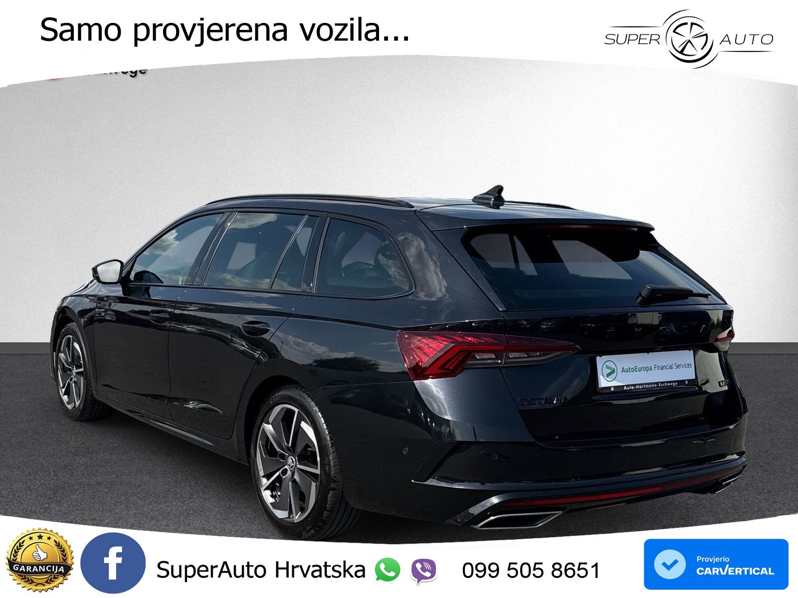 Škoda Octavia Combi RS 2.0 TDI (200 KS) DSG LED+GR SJED+ACC