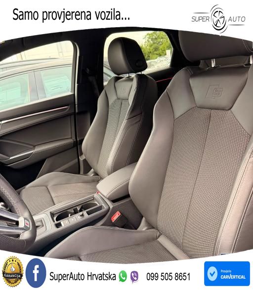 Audi Q3 II Sportback 40 TFSI (190 KS) quattro S tronic S line LED+GR SJED+ACC