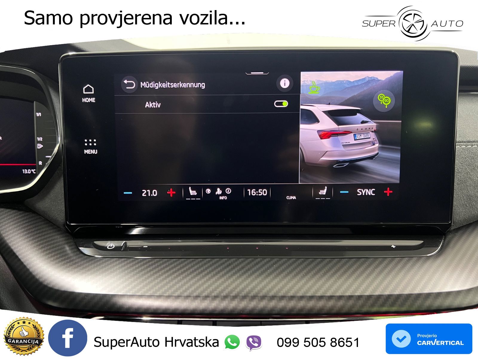 Škoda Octavia Combi RS 2.0 TDI (200 KS) 4x4 DSG LED+GR SJED+ACC