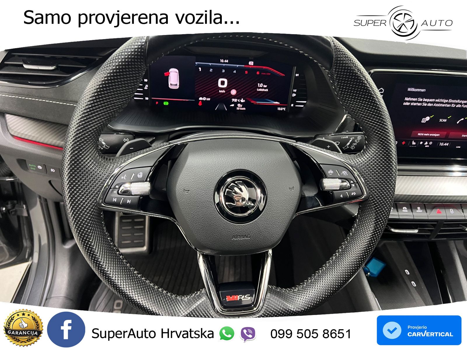 Škoda Octavia Combi RS 2.0 TDI (200 KS) 4x4 DSG LED+GR SJED+ACC